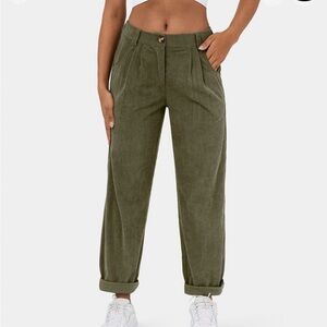 Green pants fell like jeans